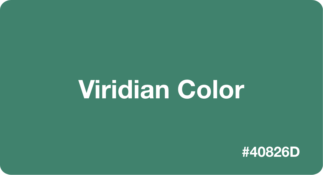 Viridian Color Best Practices, Color Codes & More!